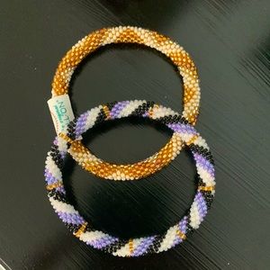 Fair trade beaded roll-on braceleta
